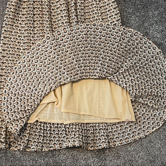 scallop geometric print dress - Picture 3 of 10